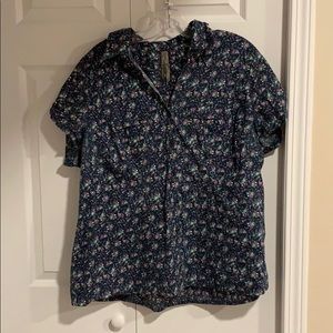 Floral Button Up